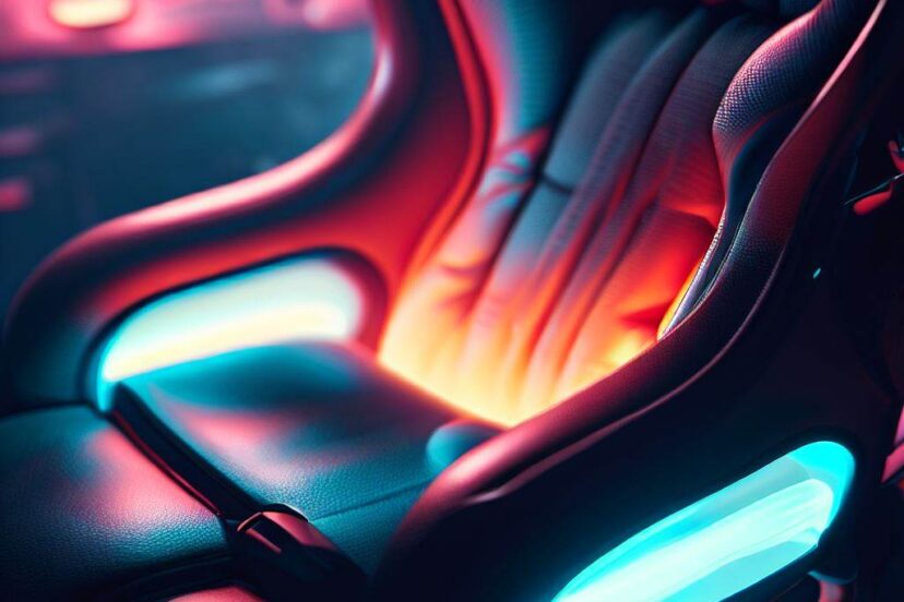 gaming chair with massager