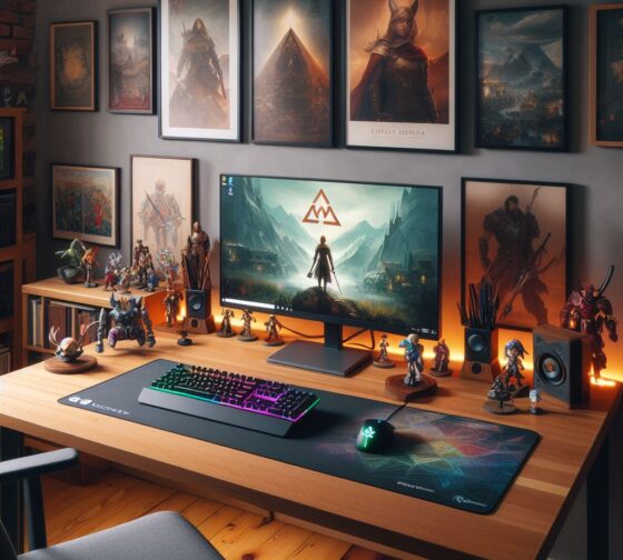 Wooden Gaming Desk Durability With Design Gamer Insight Hub