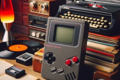 retro handheld gaming console