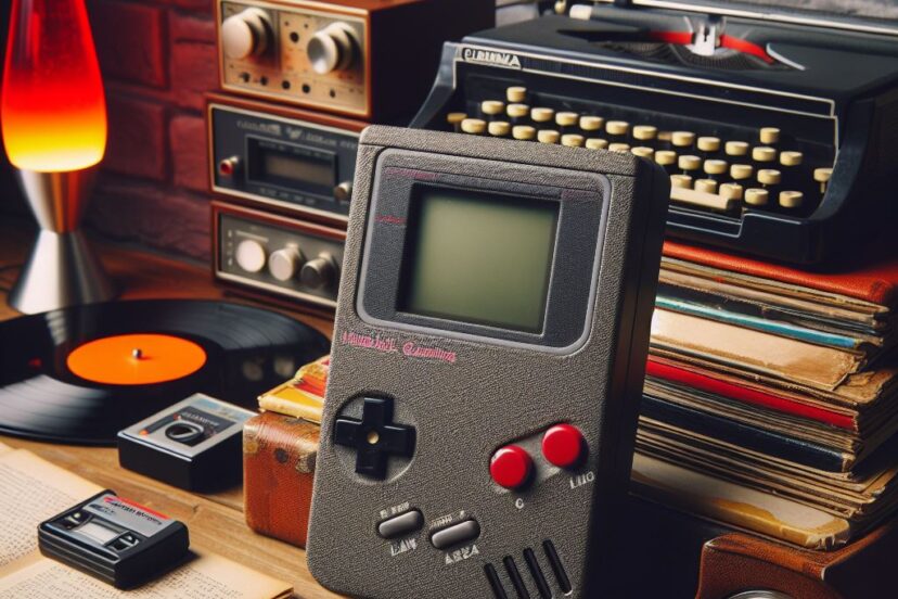 retro handheld gaming console