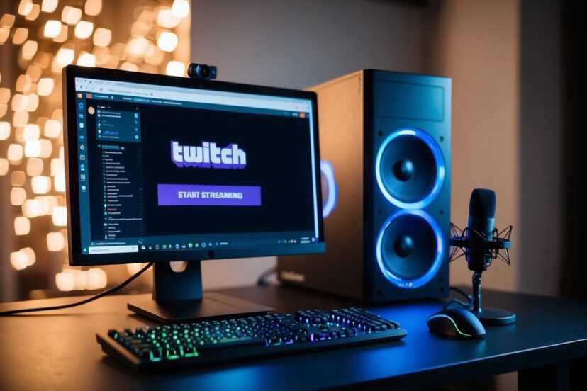 how to start streaming on twitch